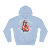I See Humans But No Humanity  Unisex College Hoodie - Stylish & Cosy for Campus Life